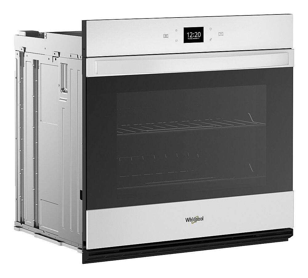 Alt View 1. Whirlpool - 30" Smart Built-In Single Electric Wall Oven with Air Fry - White.