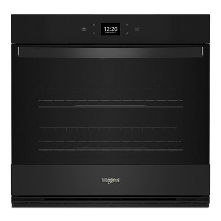 Whirlpool - 27" Smart Built-In Single Electric Wall Oven with Air Fry - Black