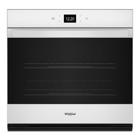 Whirlpool - 27" Smart Built-In Single Electric Wall Oven with Air Fry - White