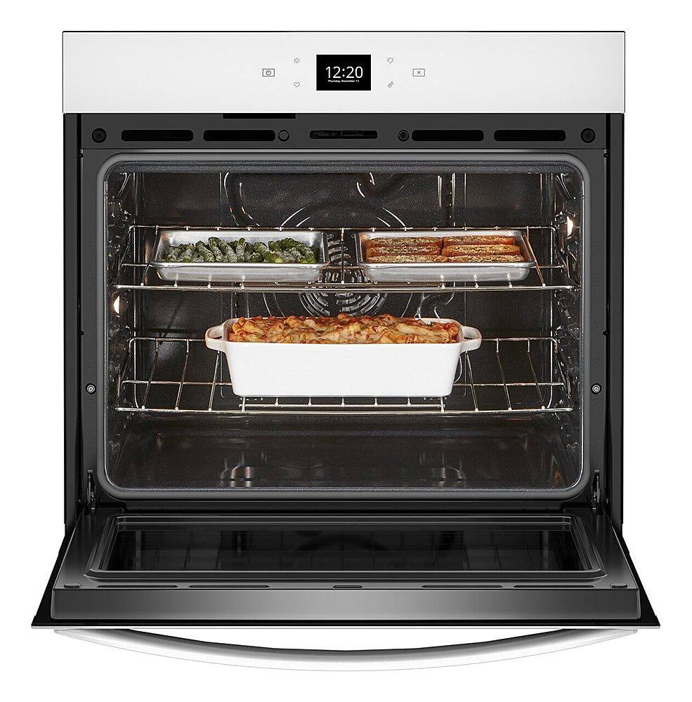 Alt View 13. Whirlpool - 27" Smart Built-In Single Electric Wall Oven with Air Fry - White.