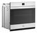 Alt View 2. Whirlpool - 27" Smart Built-In Single Electric Wall Oven with Air Fry - White.