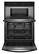 Alt View 12. Whirlpool - 27" Smart Built-In Electric Combination Wall Oven with Air Fry - Black.