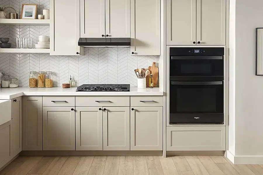 Alt View 16. Whirlpool - 27" Smart Built-In Electric Combination Wall Oven with Air Fry - Black.