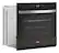 Alt View 1. Whirlpool - 30" Smart Built-In Single Electric Wall Oven with Air Fry - Black Stainless Steel.