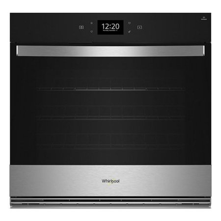 Whirlpool - 30" Smart Built-In Single Electric Wall Oven with Air Fry - Stainless Steel