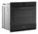 Alt View 1. Whirlpool - 30" Smart Built-In Single Electric Wall Oven with Air Fry - Black.