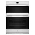 Whirlpool - 27" Smart Built-In Electric Combination Wall Oven with Air Fry - White
