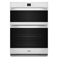 Whirlpool - 27" Smart Built-In Electric Combination Wall Oven with Air Fry - White - Front_Zoom