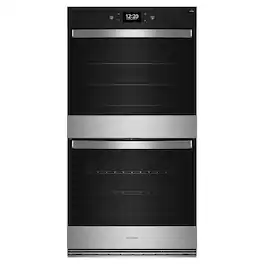 Whirlpool - 27" Smart Built-In Electric Convection Double Wall Oven with Air Fry - Stainless Steel