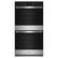 Front. Whirlpool - 27" Smart Built-In Electric Convection Double Wall Oven with Air Fry - Stainless Steel.