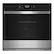 Front. Whirlpool - 30" Smart Built-In Single Electric Wall Oven with Air Fry - Stainless Steel.