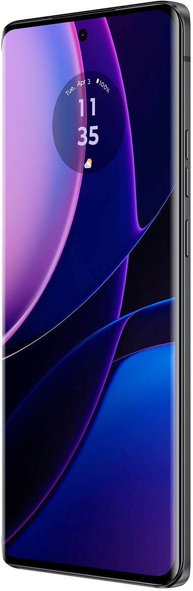 Alt View 11. Motorola - edge 2023 256GB (Unlocked) - Eclipse Black.