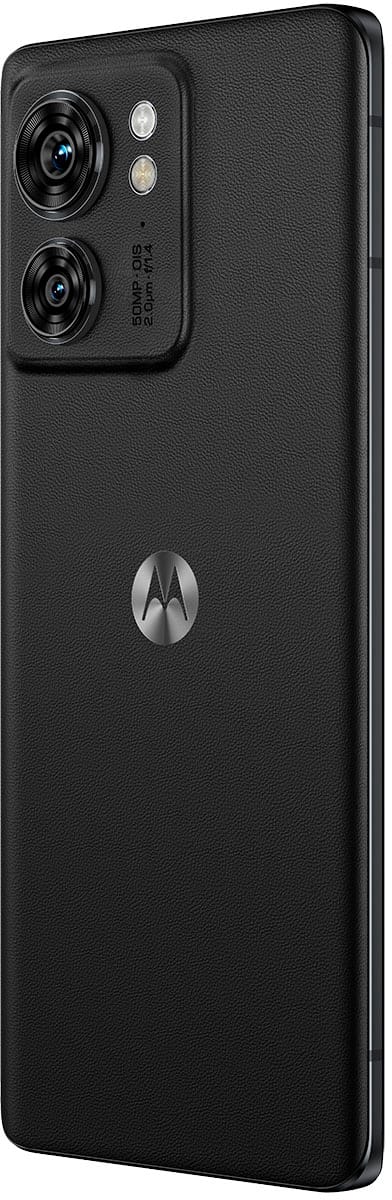 Alt View 2. Motorola - edge 2023 256GB (Unlocked) - Eclipse Black.