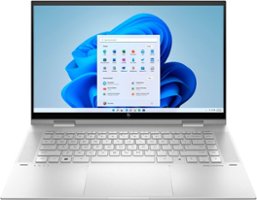 HP - Envy 2-in-1 15.6" Full HD Touch-Screen Laptop - Intel Evo Platform - Core i7 - 16GB Memory - 512GB SSD - Natural Silver - Front_Zoom