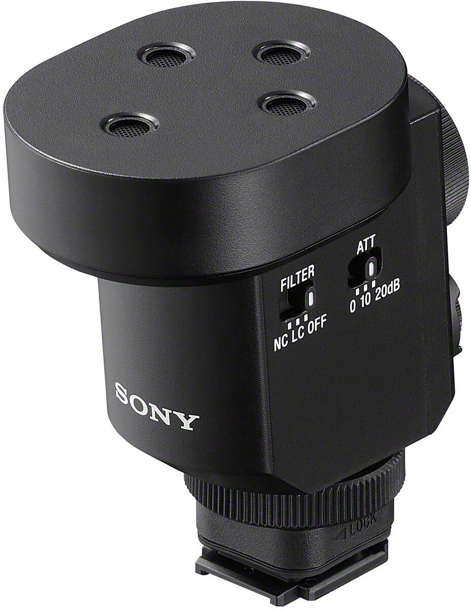Angle. Sony - ECMM1 Multi-directional Shotgun Microphone - Black.