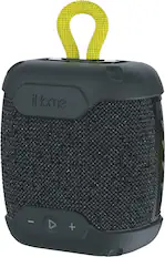 Front. iHome - PLAYTOUGH Mini Bluetooth Rechargeable Waterproof Speaker with Mega Battery - Black.