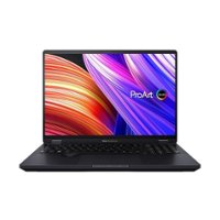 ASUS - ProArt Studiobook 16" OLED Touch Laptop - Intel 13 Gen Core i9 with 64GM RAM - NVIDIA RTX 3000 Ada - 2TB SSD - Mineral Black - Front_Zoom