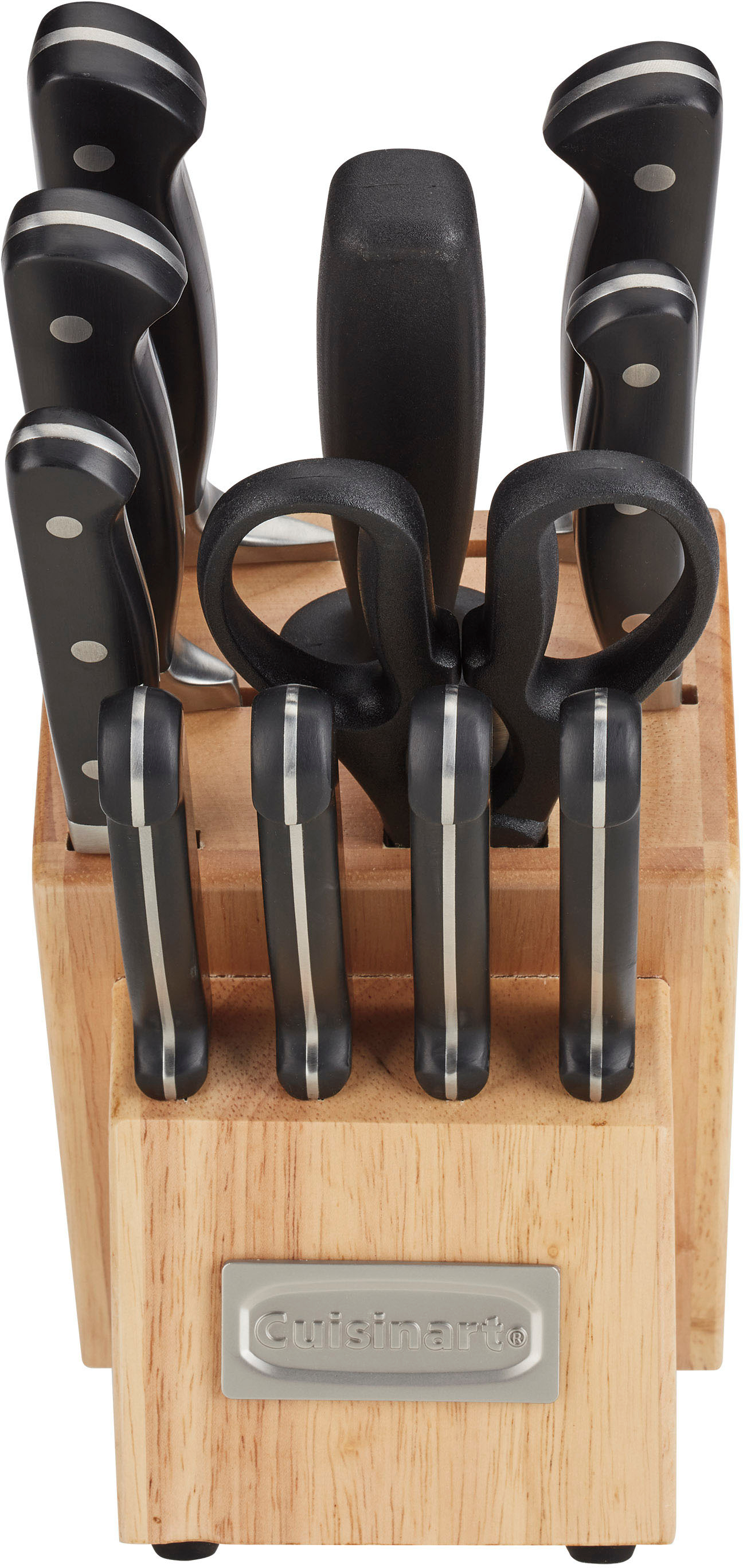 12-Piece Copper-Plated Knife Set with Acrylic Block 