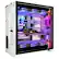 Alt View 5. CLX - RA Gaming Desktop - Intel Core i9 13900K - 32GB Memory - GeForce RTX 4080 - 1TB NVMe SSD + 4TB HDD - White.