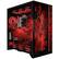 Front. CLX - RA Gaming Desktop - Intel Core i9 13900KF - 32GB DDR5 Memory - GeForce RTX 4090 - 1TB NVMe SSD + 4TB HDD - Black/Red.