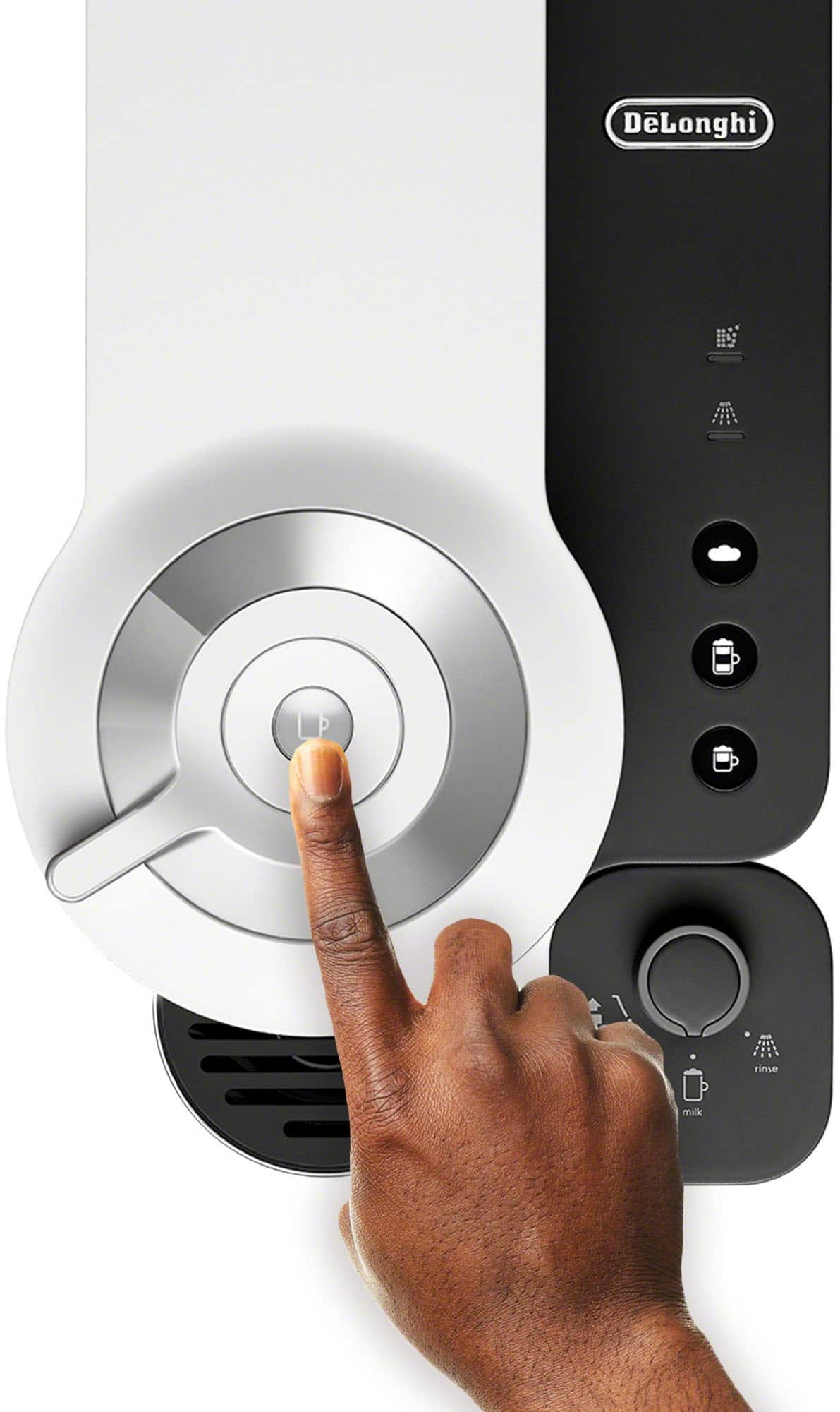 Alt View 13. De'Longhi - Vertuo Lattissima Espresso Machine - White.