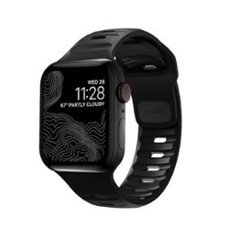 Nomad - Sport Band for Apple Watch® 38, 40, 41mm (Series 1-8) - Black - Angle_Zoom