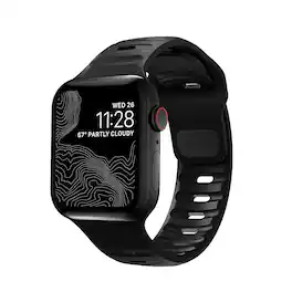 Nomad - Sport Band for Apple Watch 38, 40, 41mm (Series 1-8) - Black