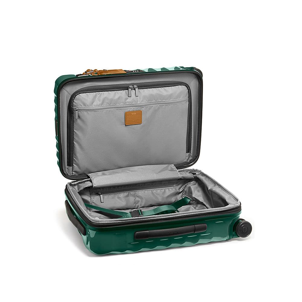 Angle View: TUMI - 19 Degree Continental 24" Expandable 4 Wheeled Spinner Suitcase - Hunter Green