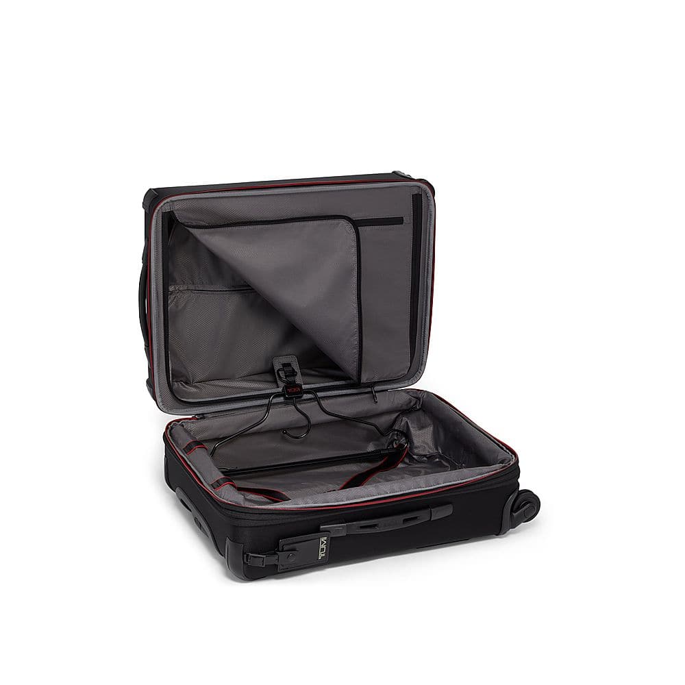 Left View: TUMI - Aerotour Continental 24" Expandable 4 Wheeled Tilting Suitcase - Black