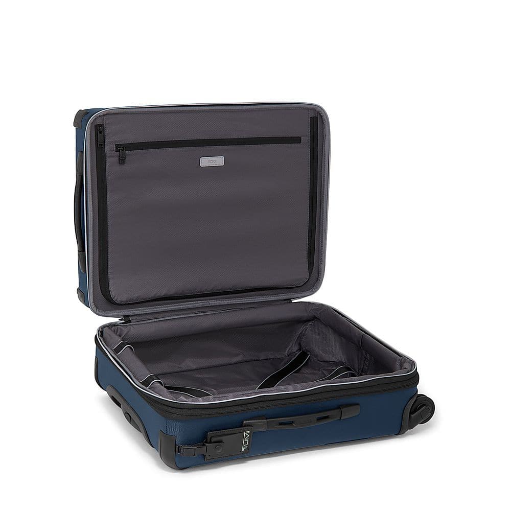 Angle View: TUMI - Aerotour Continental 24" Expandable 4 Wheeled Tilting Suitcase - Navy