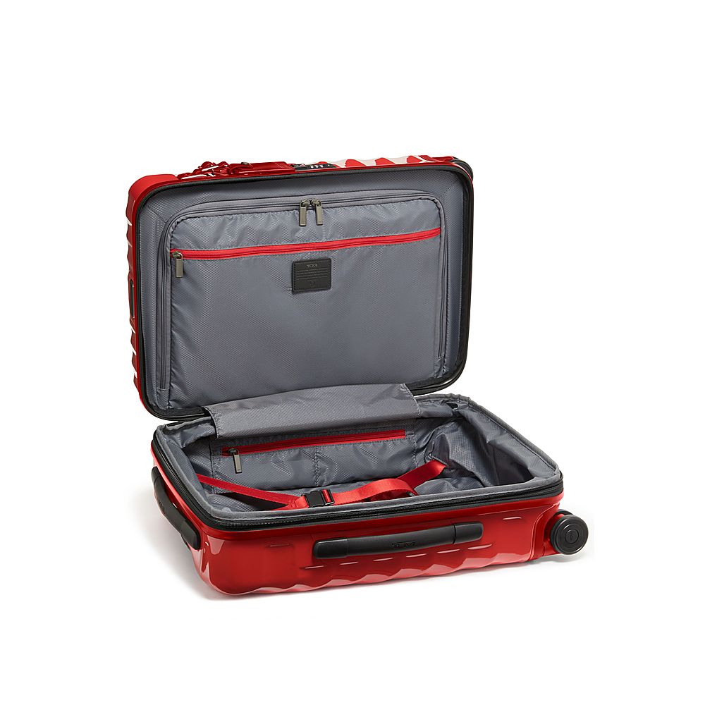 TUMI 19 Degree International Expandable 4 Wheeled Spinner Suitcase Red ...