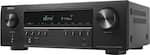 Front. Denon - AVR-S670H (75W X 5) 5.2-Ch. with HEOS 8K Ultra HD and HDR Compatible AV Home Theater Receiver with Alexa - Black.