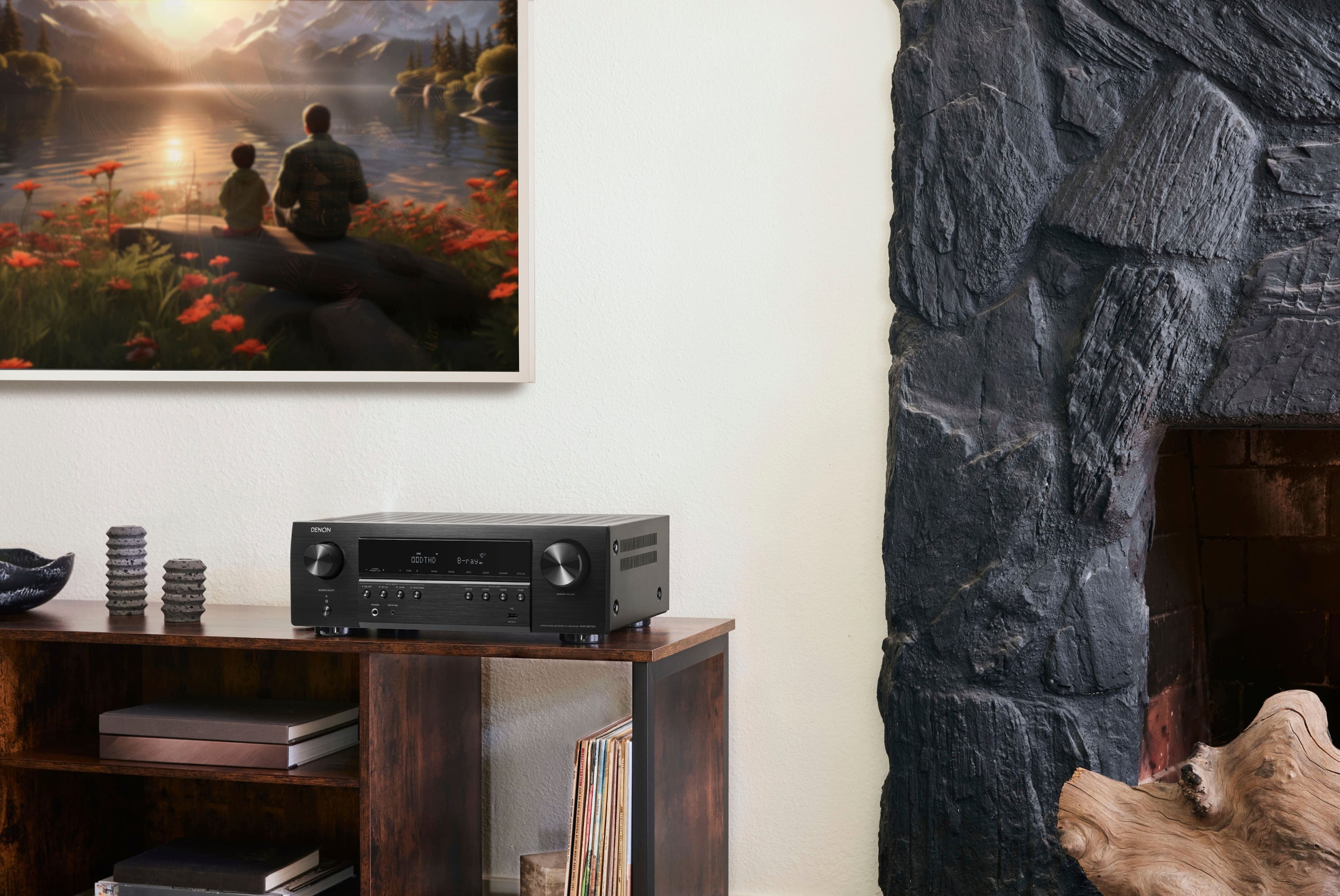 Alt View 12. Denon - AVR-S670H (75W X 5) 5.2-Ch. with HEOS 8K Ultra HD and HDR Compatible AV Home Theater Receiver with Alexa - Black.