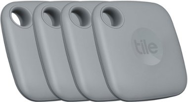 Tile Pro Bluetooth Tracker (2022, Black/White, 4-Pack) RE-51004
