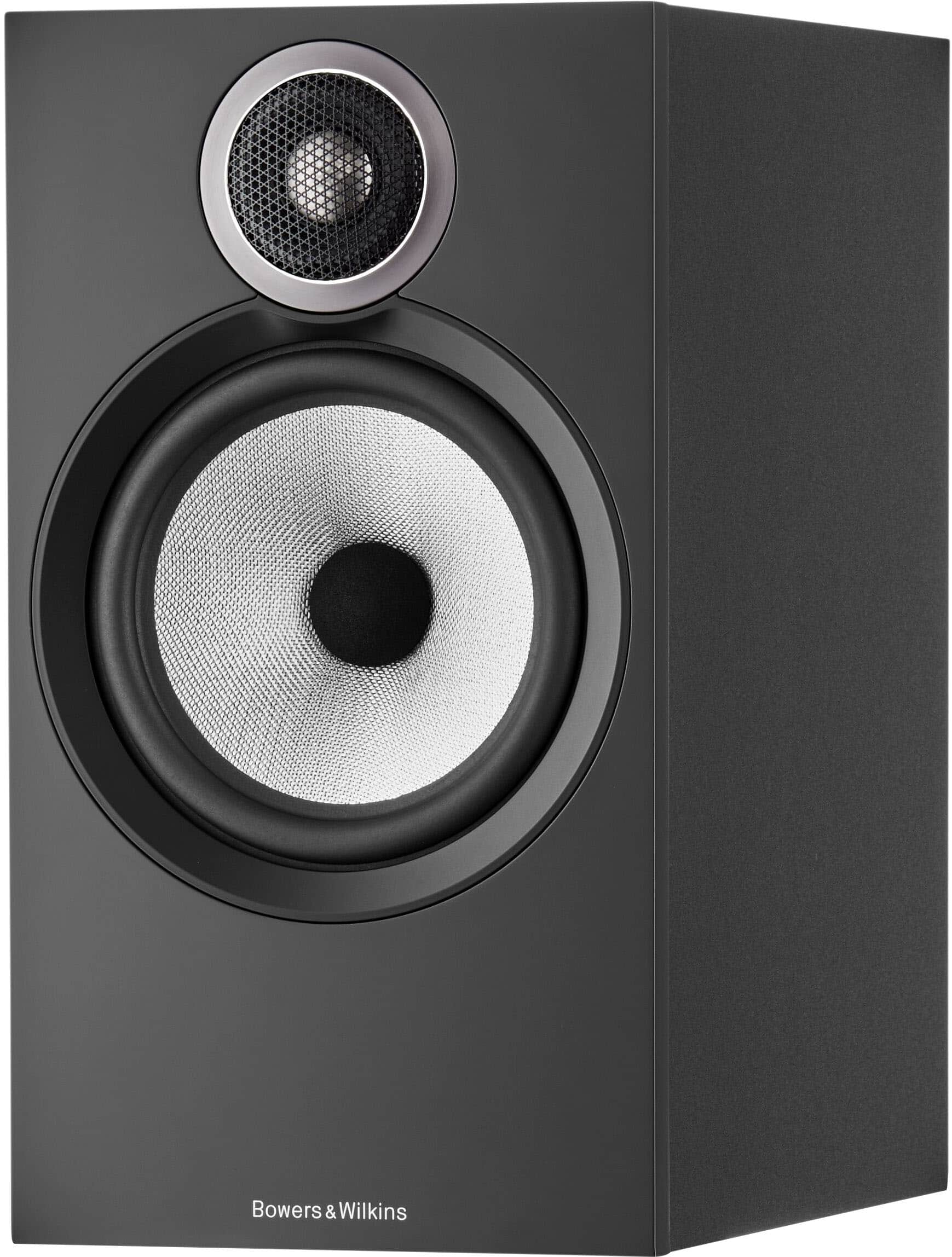 Bowers & Wilkins - 606 S3 Series Bookshelf Speaker with 1" Tweeter and 6.5" Midbass (Pair) - Black