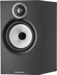Bowers & Wilkins - 606 S3 Series Bookshelf Speaker with 1" Tweeter and 6.5" Midbass (Pair) - Black - Front_Zoom