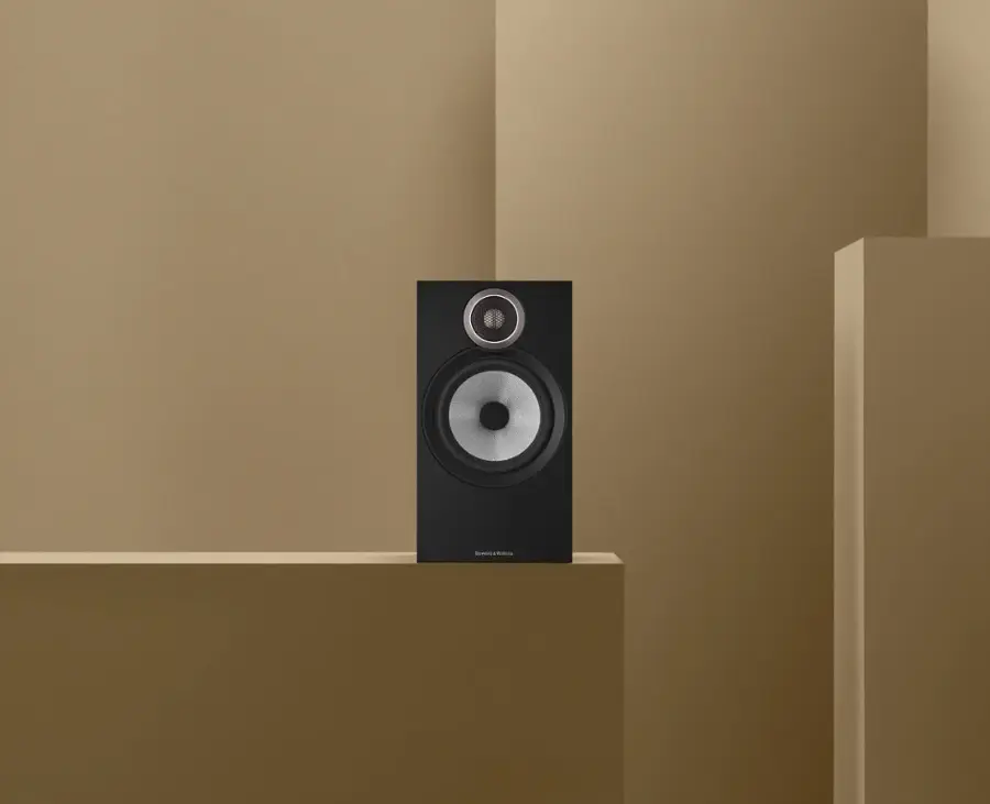 Alt View 15. Bowers & Wilkins - 600 S3 Series Bookshelf Speaker with 1" Tweeter and 6.5" Midbass (Pair) - Black.
