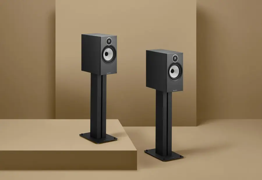 Alt View 16. Bowers & Wilkins - 600 S3 Series Bookshelf Speaker with 1" Tweeter and 6.5" Midbass (Pair) - Black.
