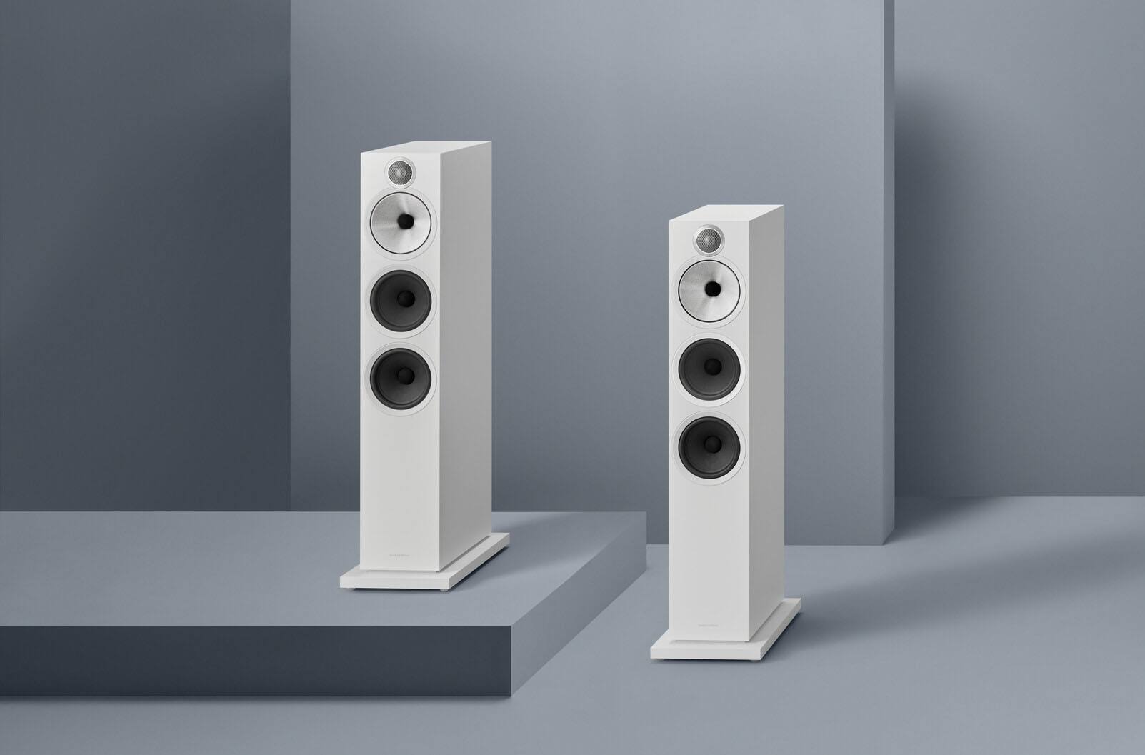 Alt View 15. Bowers & Wilkins - 600 S3 Series 3-Way Floorstanding Loudspeaker (Each) - White.