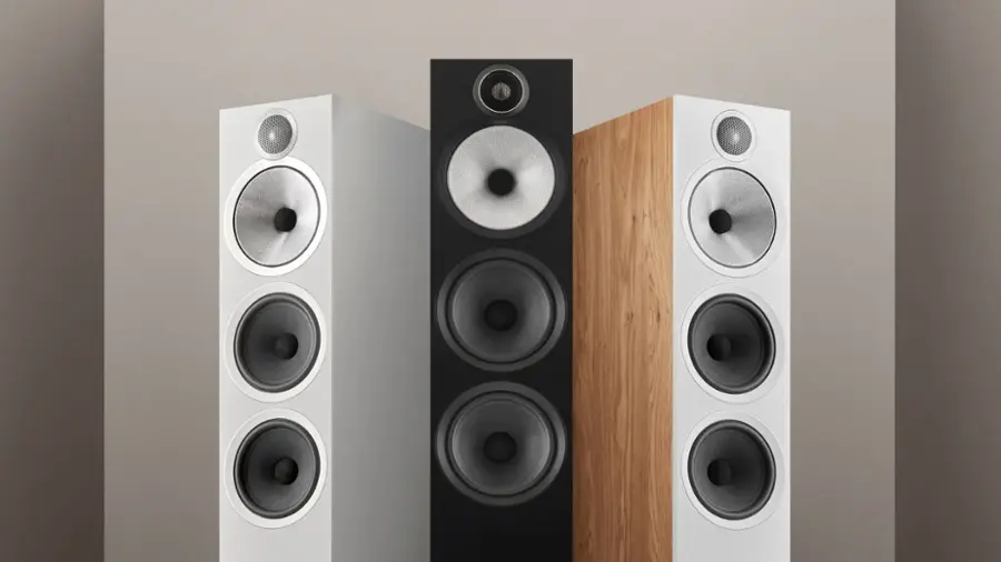 Alt View 14. Bowers & Wilkins - 600 S3 Series 3-Way Floorstanding Loudspeaker (Each) - Black.