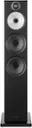 Left. Bowers & Wilkins - 600 S3 Series 3-Way Floorstanding Loudspeaker (Each) - Black.