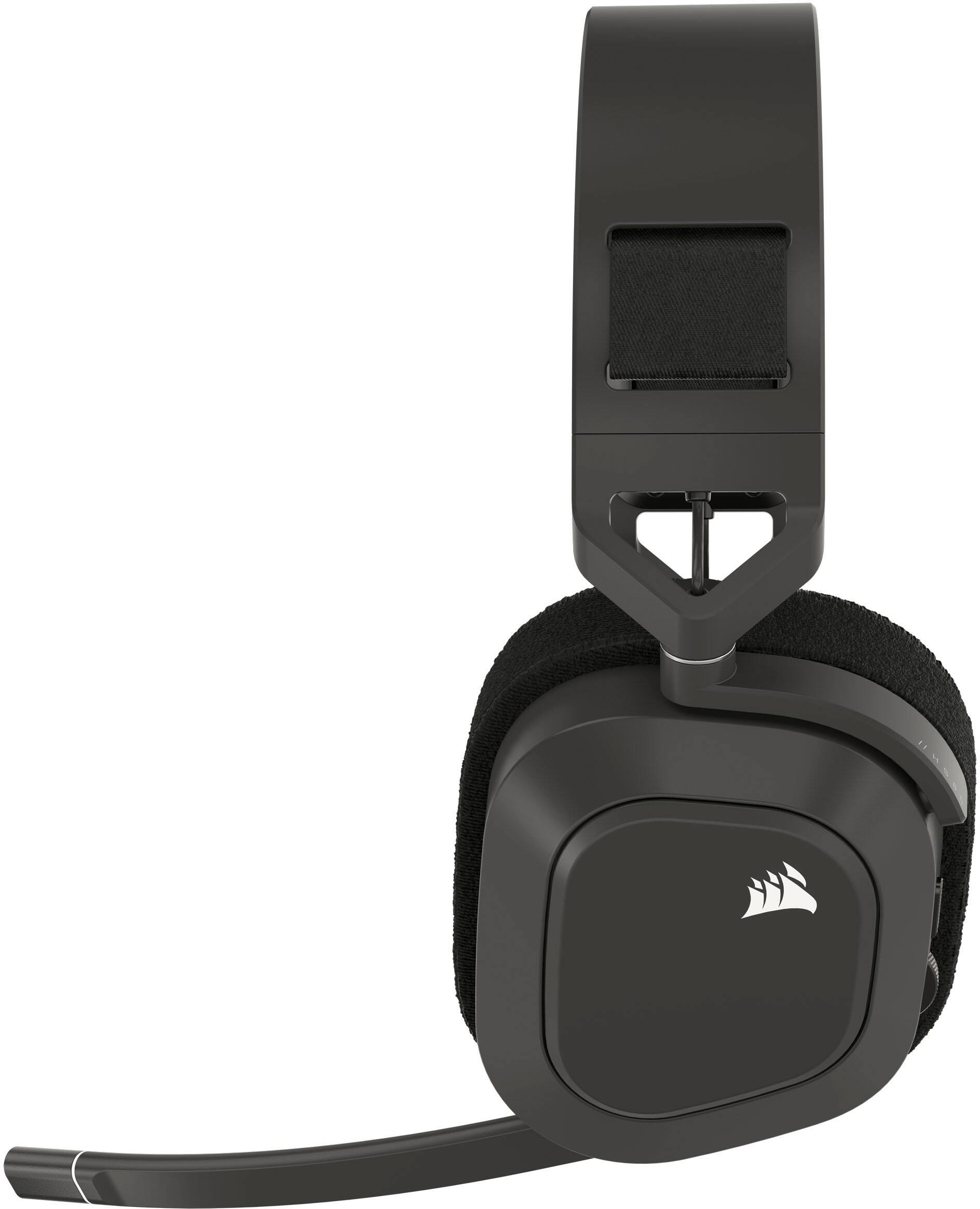 Alt View 12. CORSAIR - HS80 MAX Wireless Gaming Headset for PC, PS5, PS4 - Steel Gray.