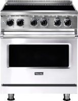 Viking - 5 Series 4.7 Cu. Ft. Freestanding Electric Induction Range - White - Front_Zoom