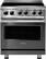 Front. Viking - 5 Series 4.7 Cu. Ft. Freestanding Electric Induction Range - Damascus Gray.