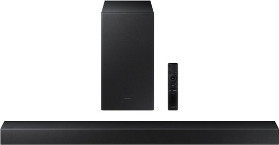 Front Zoom. Samsung - A series | 2.1.ch Dolby & DTS | Soundbar - Titan Black.