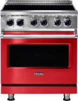 Viking - 5 Series 4.7 Cu. Ft. Freestanding Electric Induction Range - San Marzano Red - Front_Zoom