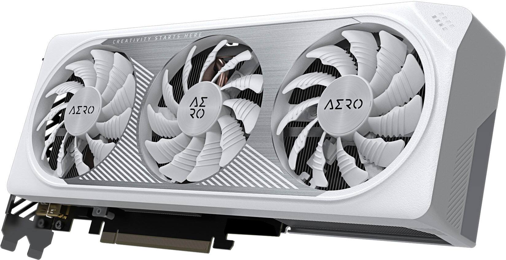  GIGABYTE GeForce RTX 4060 AERO OC 8G Graphics Card, 3X  WINDFORCE Fans, 8GB 128-bit GDDR6, GV-N4060AERO OC-8GD Video Card :  Electronics