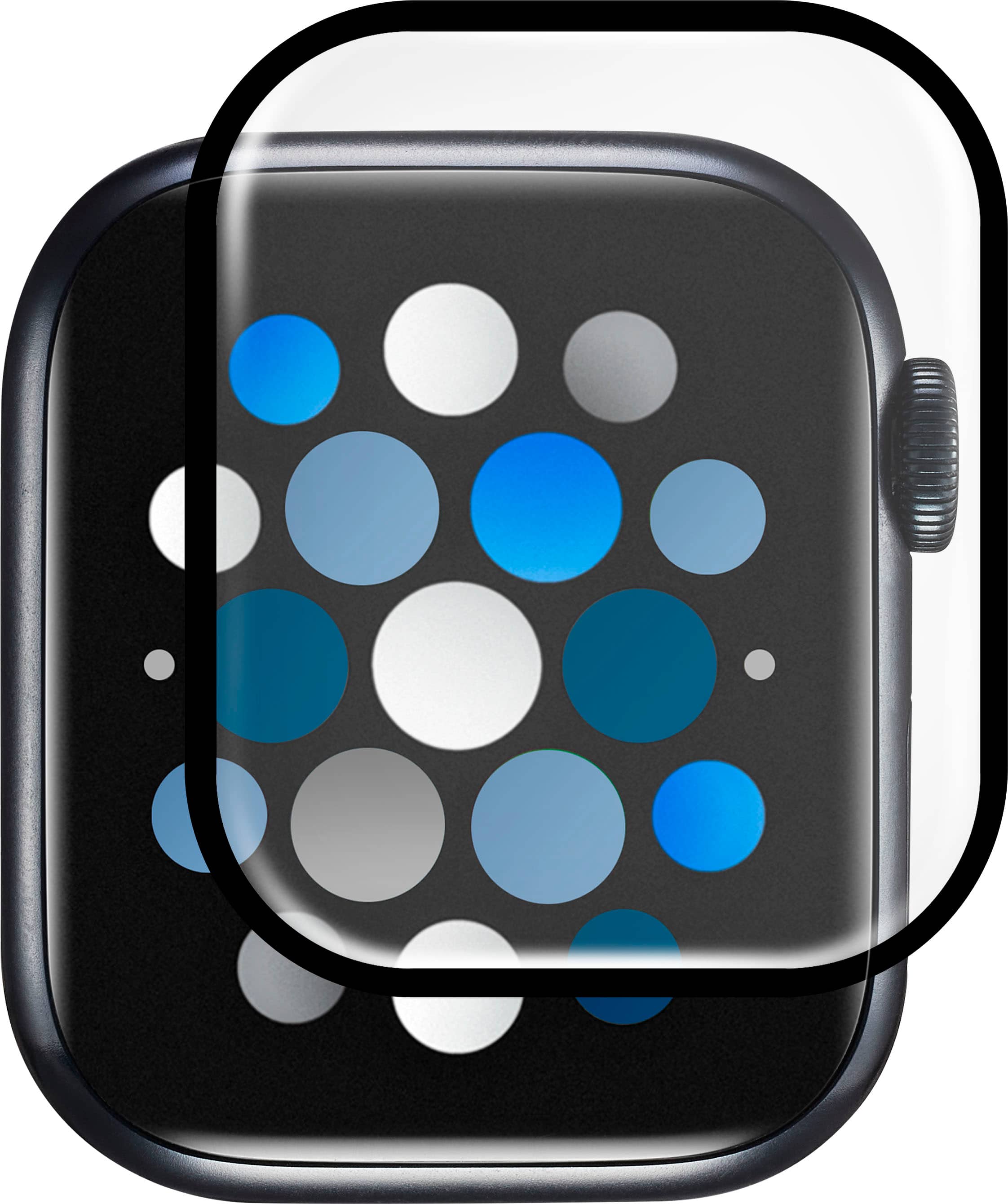 Alt View 13. Insignia™ - Hybrid Glass Screen Protectors for Apple Watch 41mm (2-Pack) - Clear.