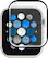 Alt View 13. Insignia™ - Hybrid Glass Screen Protectors for Apple Watch 45mm (2-Pack) - Clear.