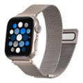 Left Zoom. Insignia™ - Stainless Steel Mesh Band for Apple Watch 38mm, 40mm and 41mm (All Series) - Champagne.
